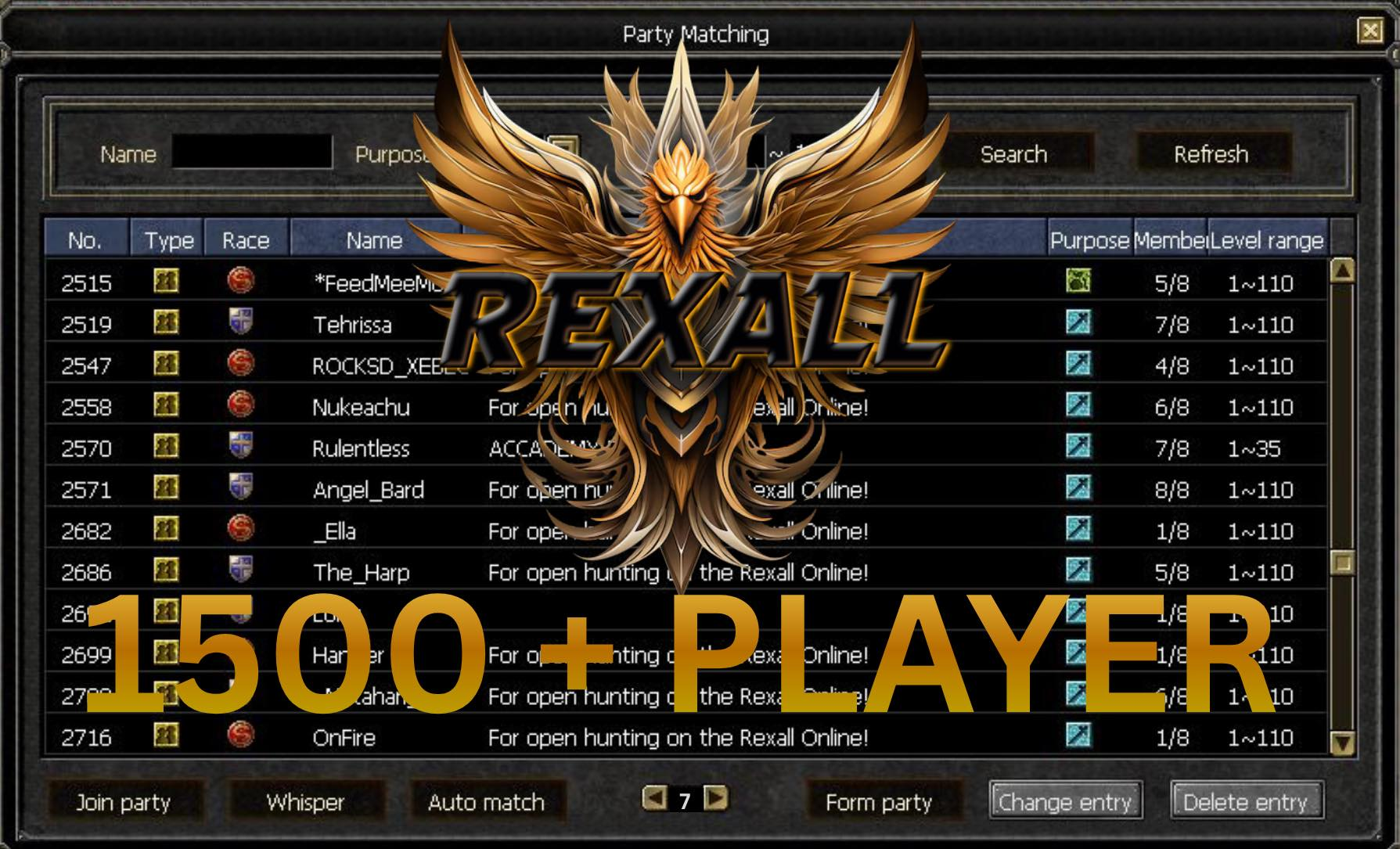 Thank you for 1500+ Online Players!