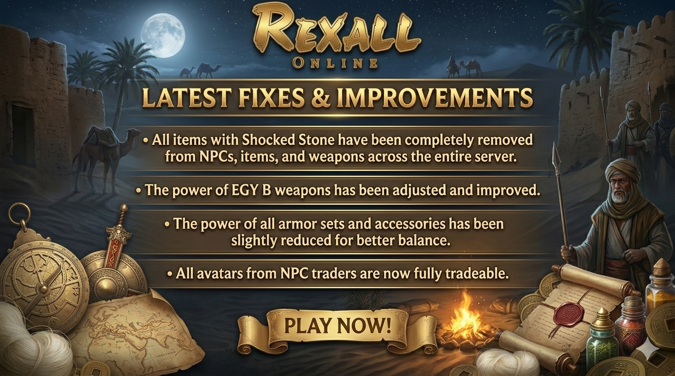 New Important Updates to improve the server