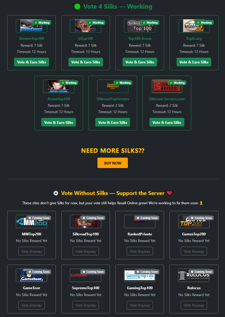 Increased Vote4Silks Rewards